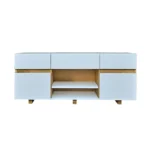 Wooden chest of drawers TV cabinet for living room DORIS