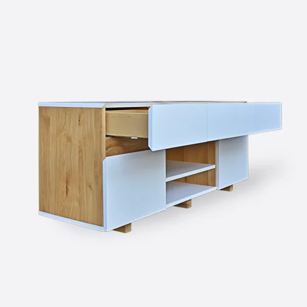 Wooden chest of drawers TV cabinet for living room DORIS
