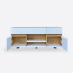 Wooden chest of drawers TV cabinet for living room DORIS