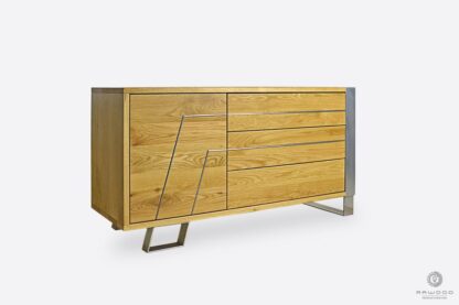 Modern oak TV stand with drawers for order to living room BORA