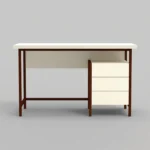 Drewniane biurko nowoczesne z szufladami BOSTON