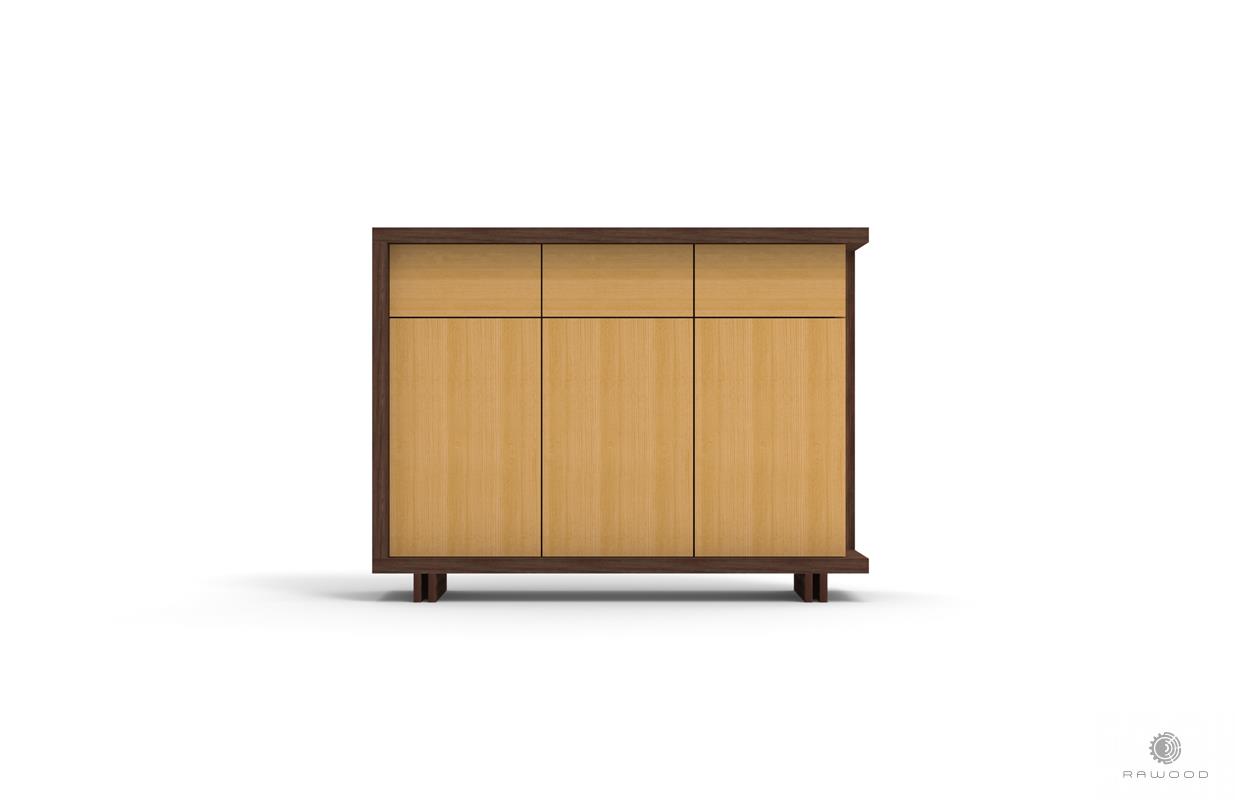 Modern dresser with drawers on wooden legs NESTON Furniture Manufacturer RaWood Premium Furniture