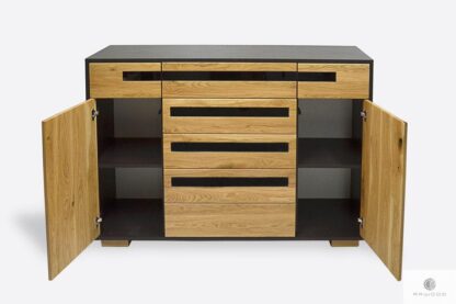 Oak dresser with drawers cabinets to bedroom LAGOS I