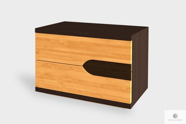 Wooden night stand with drawers to bedroom LAGOS