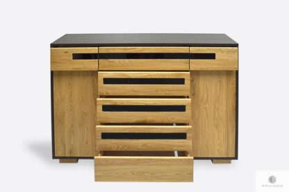 Oak dresser with drawers to living room LAGOS I