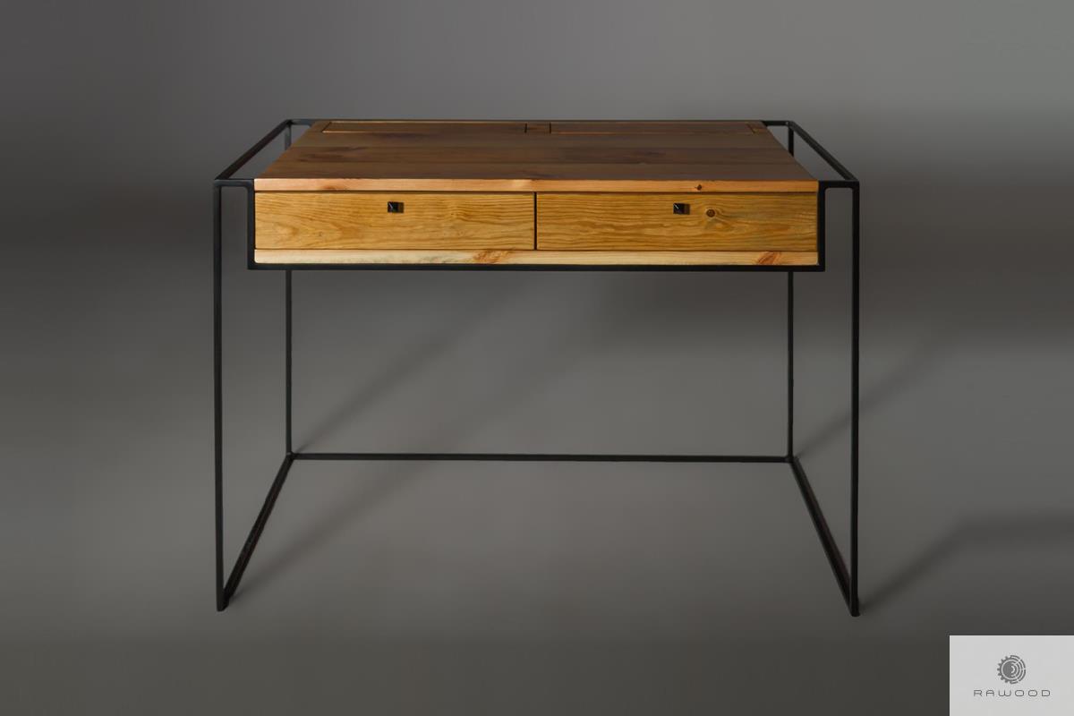 Industrial desk of old solid wood to office find us on https://www.facebook.com/RaWoodpl/