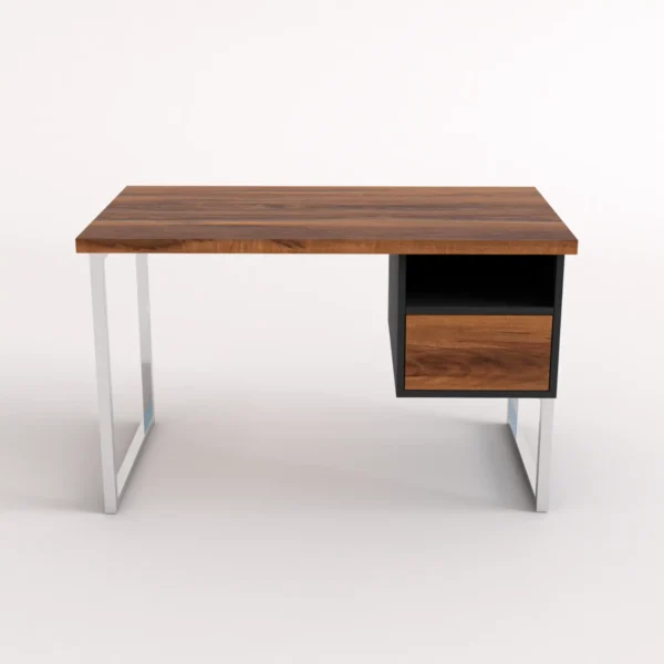 Desk with wooden top solid wood NESCA II