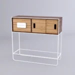 Wooden sidekick display table for living room, hallway DENIS