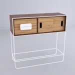 Wooden sidekick display table for living room, hallway DENIS