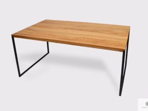 Elegant table of solid oak wood to dining room living room NESCA II