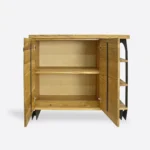 Wooden chest of drawers for living room with shelves WALT