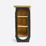 Wooden chest of drawers for living room with shelves WALT