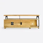 Oak loft TV cabinet WALT