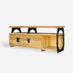 Oak loft TV cabinet WALT