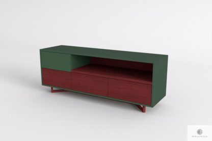 Modern TV cabinet of wood to living room NORD