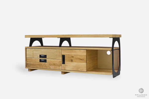 Oak TV stand with drawers to living room WALT