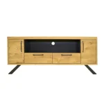 Industrial oak TV cabinet for living room JORGEN