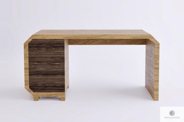 Design wooden desk with drawers to office OMNIS