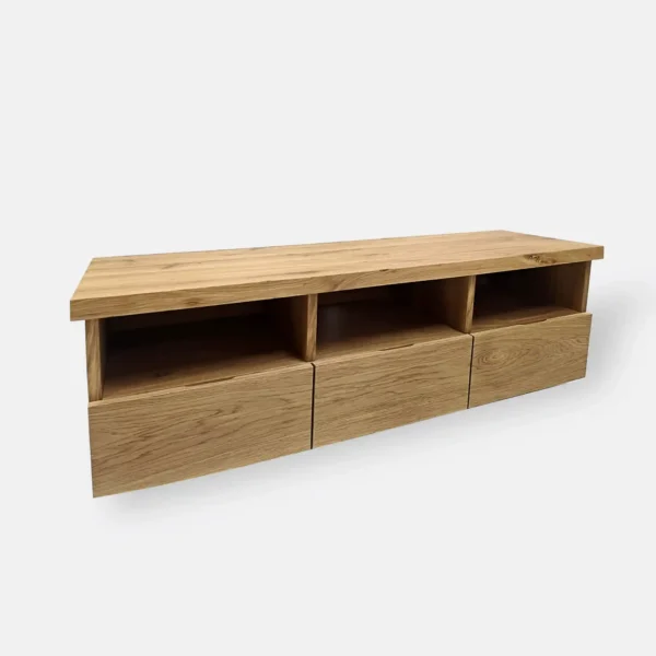 Industrial TV cabinet made of solid wood to measure DENAR