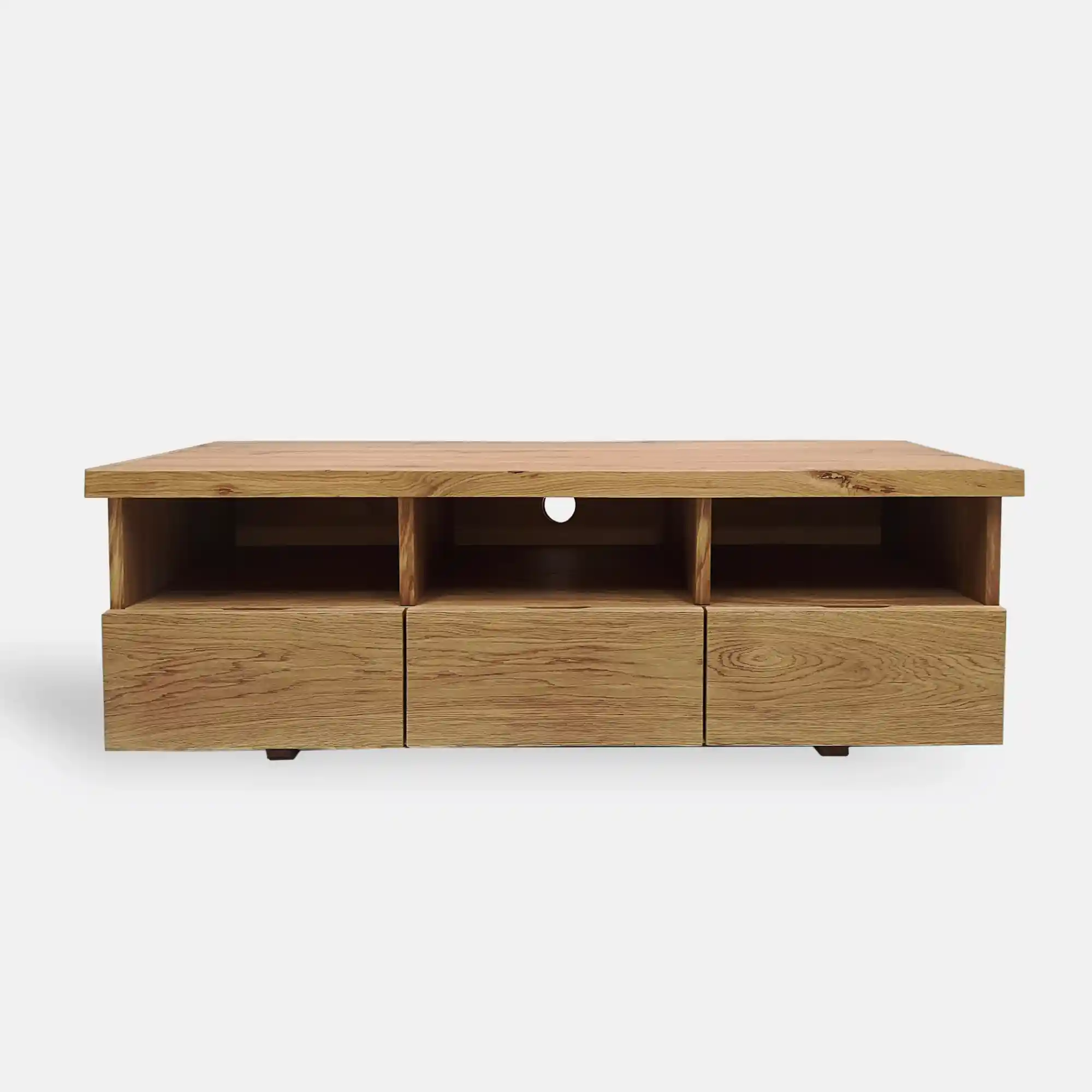 Industrial TV cabinet made of solid wood to measure DENAR