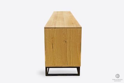 Chest of drawers of natural solid oak wood to bedroom MERIS