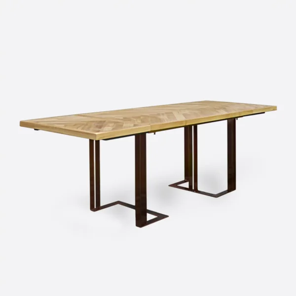 Table with extra beds herringbone top MERIDIAN