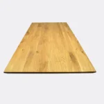 Lacquered oak worktop oiled Swiss edges