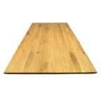 Lacquered oak worktop oiled Swiss edges