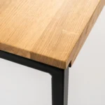 Blat dębowy lakierowany/olejowany -krawędź prosta