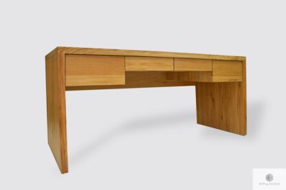 Modern oak desk with drawers to office DAVOS