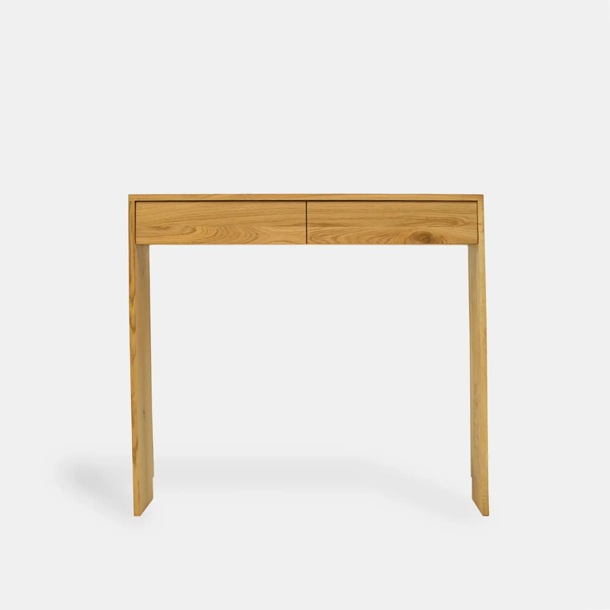 Oak console with drawers solid wood DAVOS