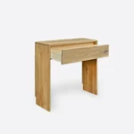 Oak console with one drawer and notch on the back DAVOS