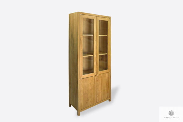 Modern oak display cabinet to living room DAVOS