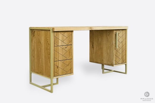Modern wooden desk with container drawers to office CARIN II