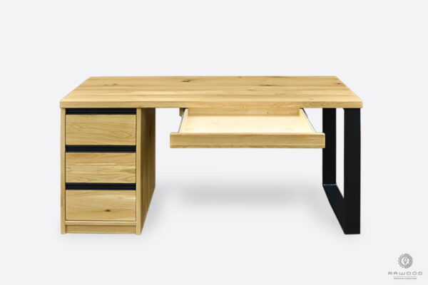 Office desk of solid wood for order wooden desks for office MARLON
