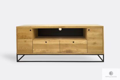 Oak TV cabinet with drawers for size to living room MERIS
