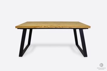 Industrial oak table for size to dining room CALLA II