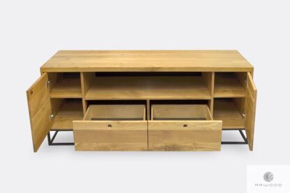 Oak TV stand with drawers to living room MERIS
