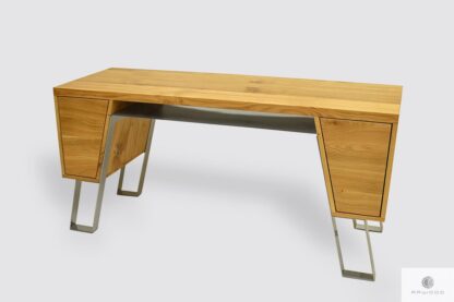 Modern wooden desk of solid oak wood to office BORA I