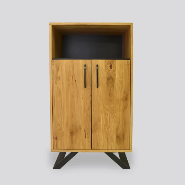 Oak cabinet chest of drawers for living room JORGEN II