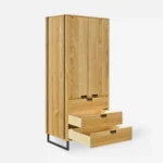 Szafa dwudrzwiowa z litego drewna HUGON