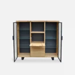 Dębowy barek na alkohol DELIO