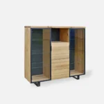 Dębowy barek na alkohol DELIO