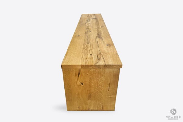 Wooden console table oak TV cabinet DELIO I