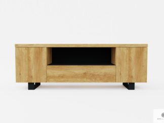 Industrial oak TV cabinet loft to living room DELIO