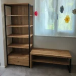 ławka HGON II i regał na zamówienie - realizacja