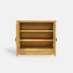 Oak chest of drawers with solid wood shelves WALT II