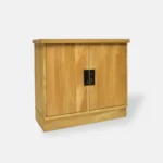 Oak chest of drawers with solid wood shelves WALT II