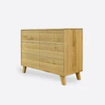 Komoda drewniana frezowana NESS