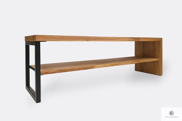 Loft industrial wooden bench to living room HUGON II
